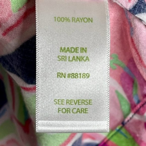 Lilly Pulitzer Sarasota Tunic “In the Vias” Navy/Pink - XS - Picture 9 of 11